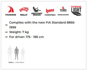 entry level FIA kuipstoel