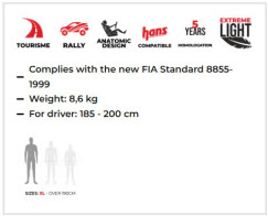 Atech NRT Sportstoel FIA