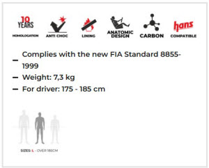 Atech RSR Sportstoel FIA