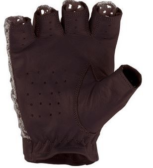 zwart Tazio Vintage vingerloze handschoenen OMP